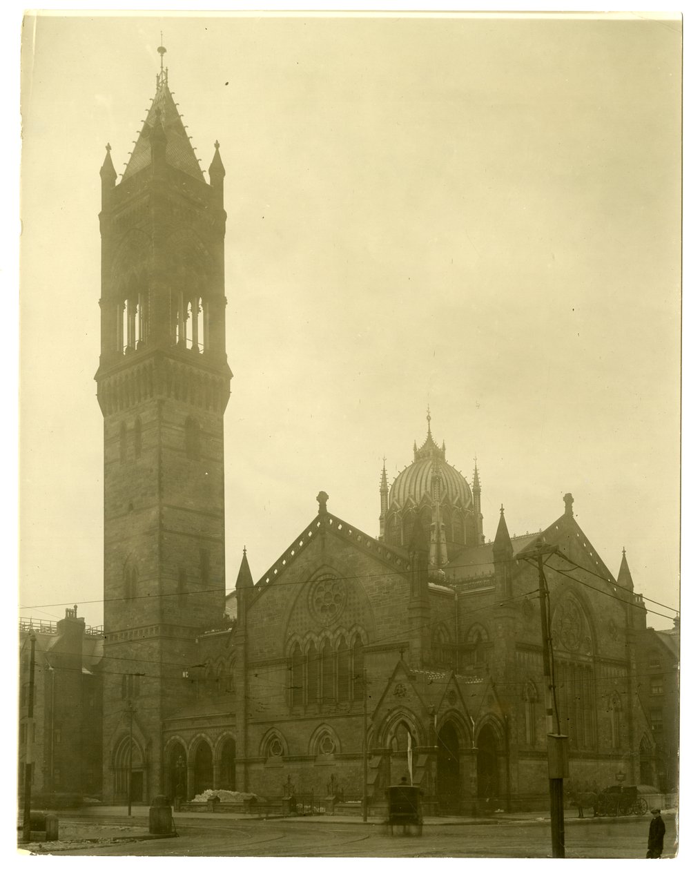 ओल्ड साउथ चर्च, बोस्टन, यूएसए, c.1902-10 (जिलेटिन सिल्वर फोटो) द्वारा जेसी टार्बो बील्स