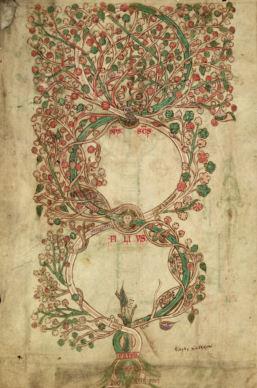 लिबर फियुरम से MS 255A fol.12v द्वारा फियोर का जोआचिम