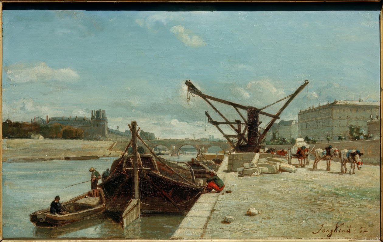 Quai d&39;Orsay से देखा गया पोंट रॉयल द्वारा जोहान बर्थोल्ड जोंगकिंड