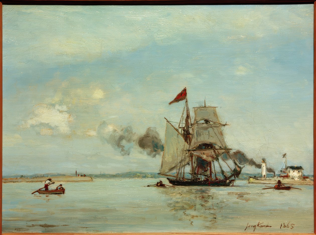 Honfleur द्वारा जोहान बर्थोल्ड जोंगकिंड