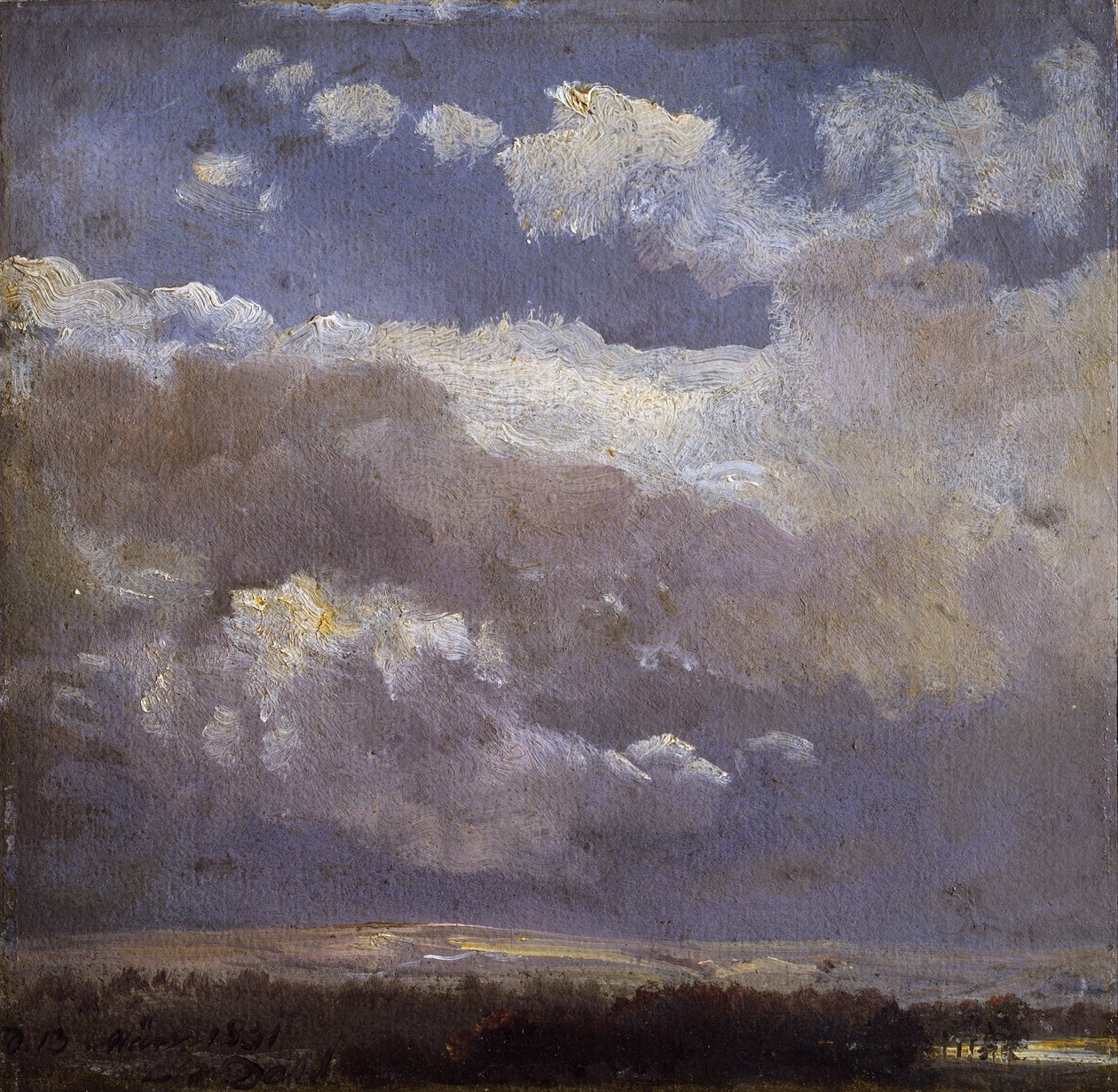 thunderclouds द्वारा जोहान क्रिश्चियन डाहल