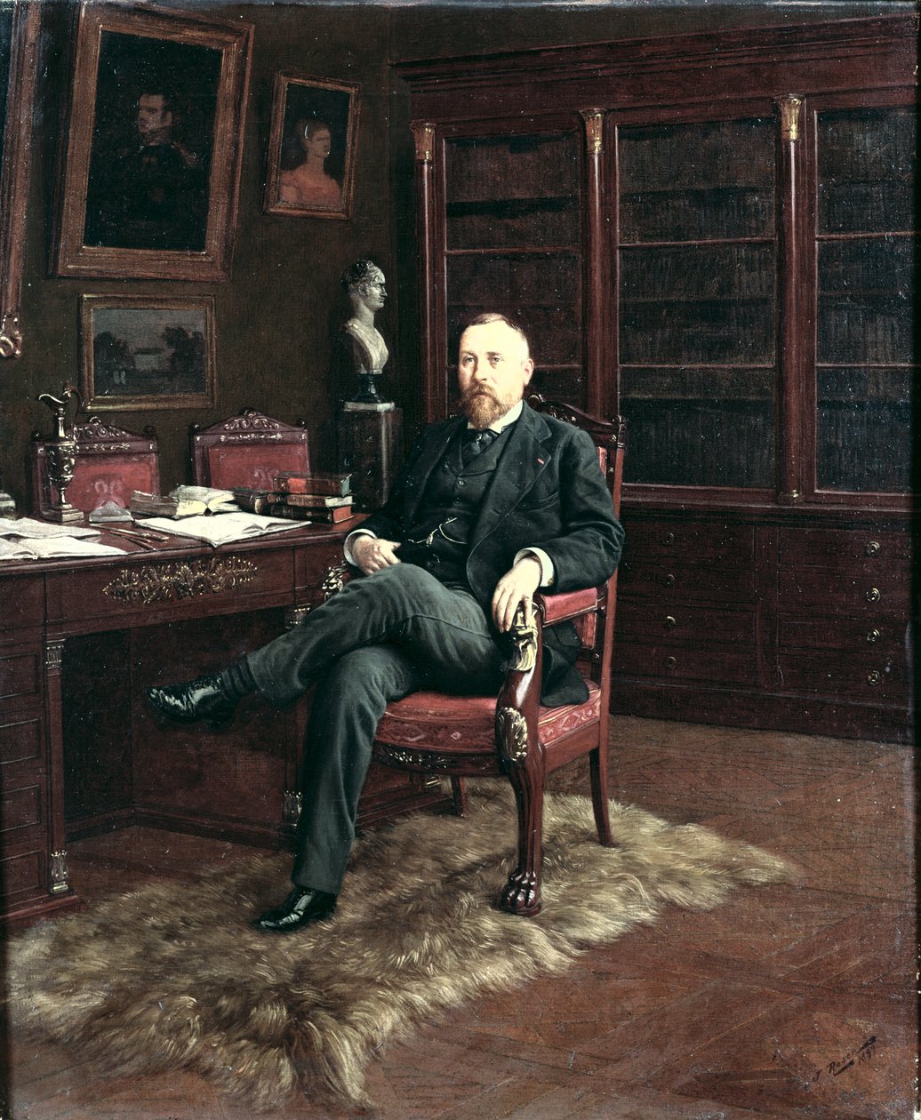 अपने अध्ययन, 1899 में पॉल मर्मोटन (1856-1932) का चित्र द्वारा जॉर्ज रोसेन