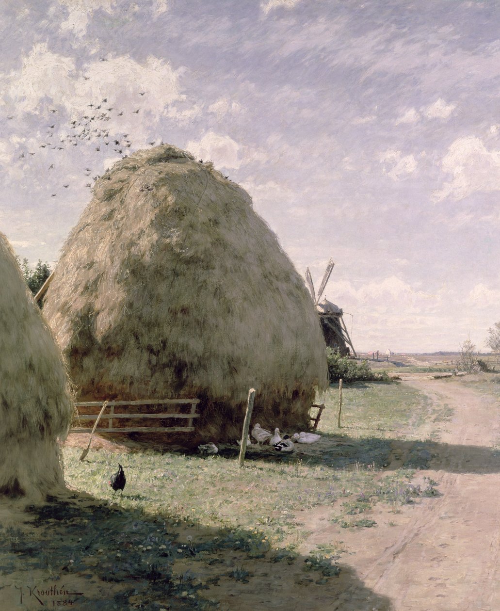 haystacks द्वारा जोहान फ्रेड्रिक क्राउथेन