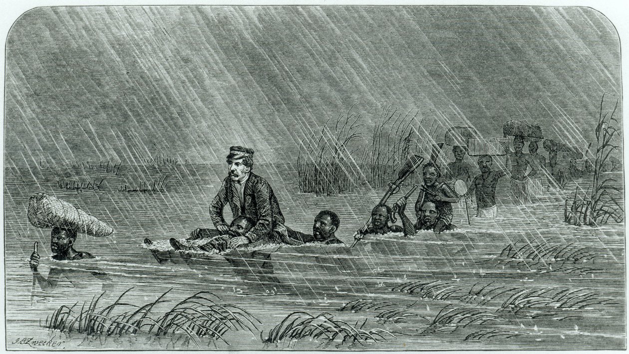 &39;द मेन स्ट्रीम क्राइस्ट अप टू सुसीस माउथ ’, n द लास्ट जर्नल्स ऑफ डेविड लिविंगस्टोन इन सेंट्रल डेविसिटी फ्रॉम 1865 फ्रॉम द डेथ’ प्रकाशित 1874 द्वारा जोहान बैपटिस्ट ज़वीकर