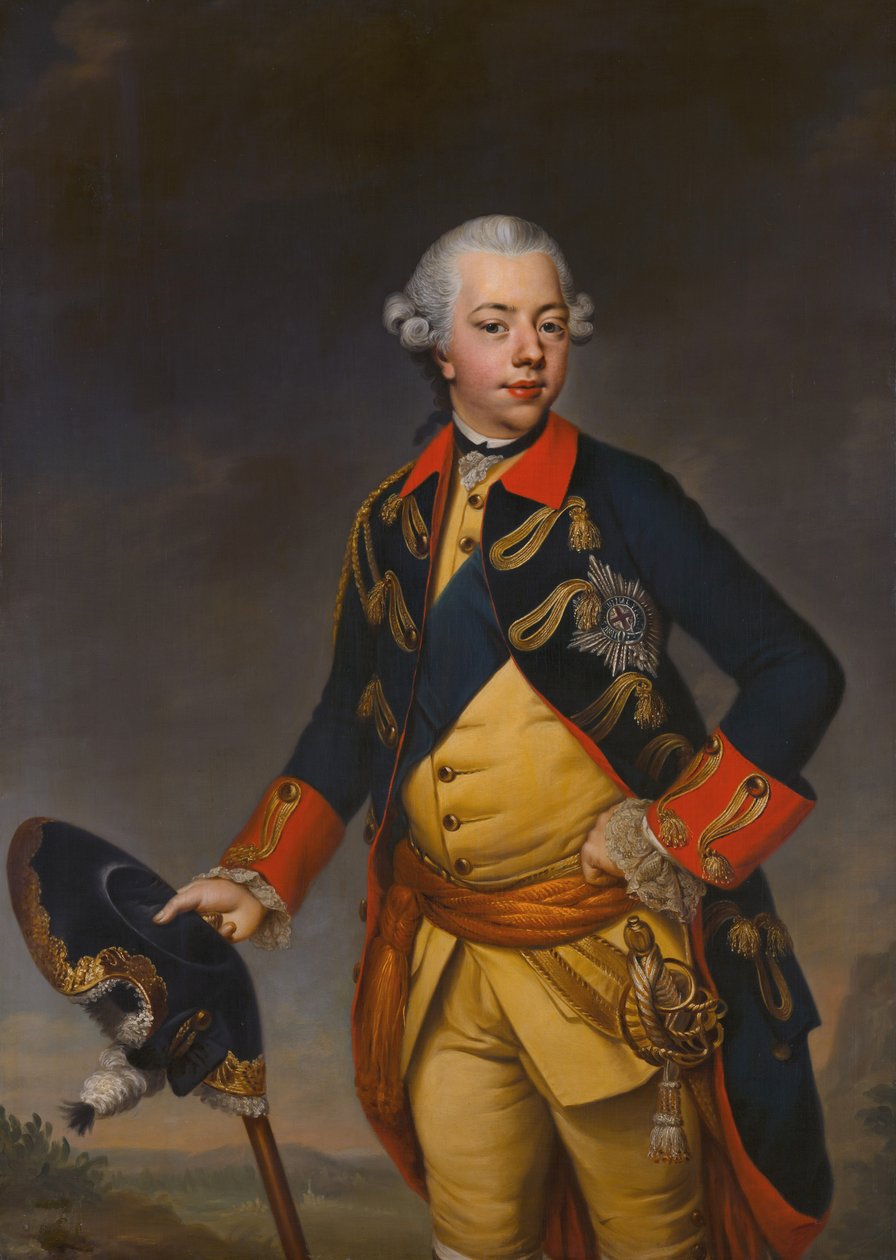 Stadolder विलेम वी के पोर्ट्रेट (1748-1806) द्वारा जोहान जॉर्ज ज़ेसेनिस