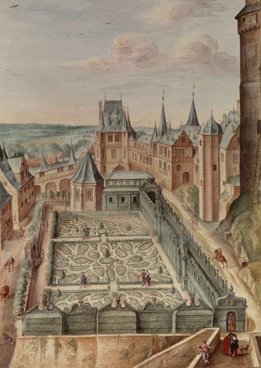 ए गार्डन, 1660 द्वारा जोहान जैकब वाल्थर