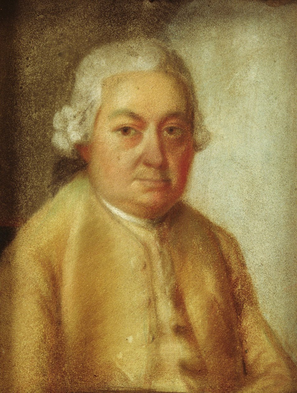 कार्ल फिलिप एमानुएल बाख का पोर्ट्रेट, c.1780 (कागज पर पेस्टल) द्वारा जोहान फिलिप बाख