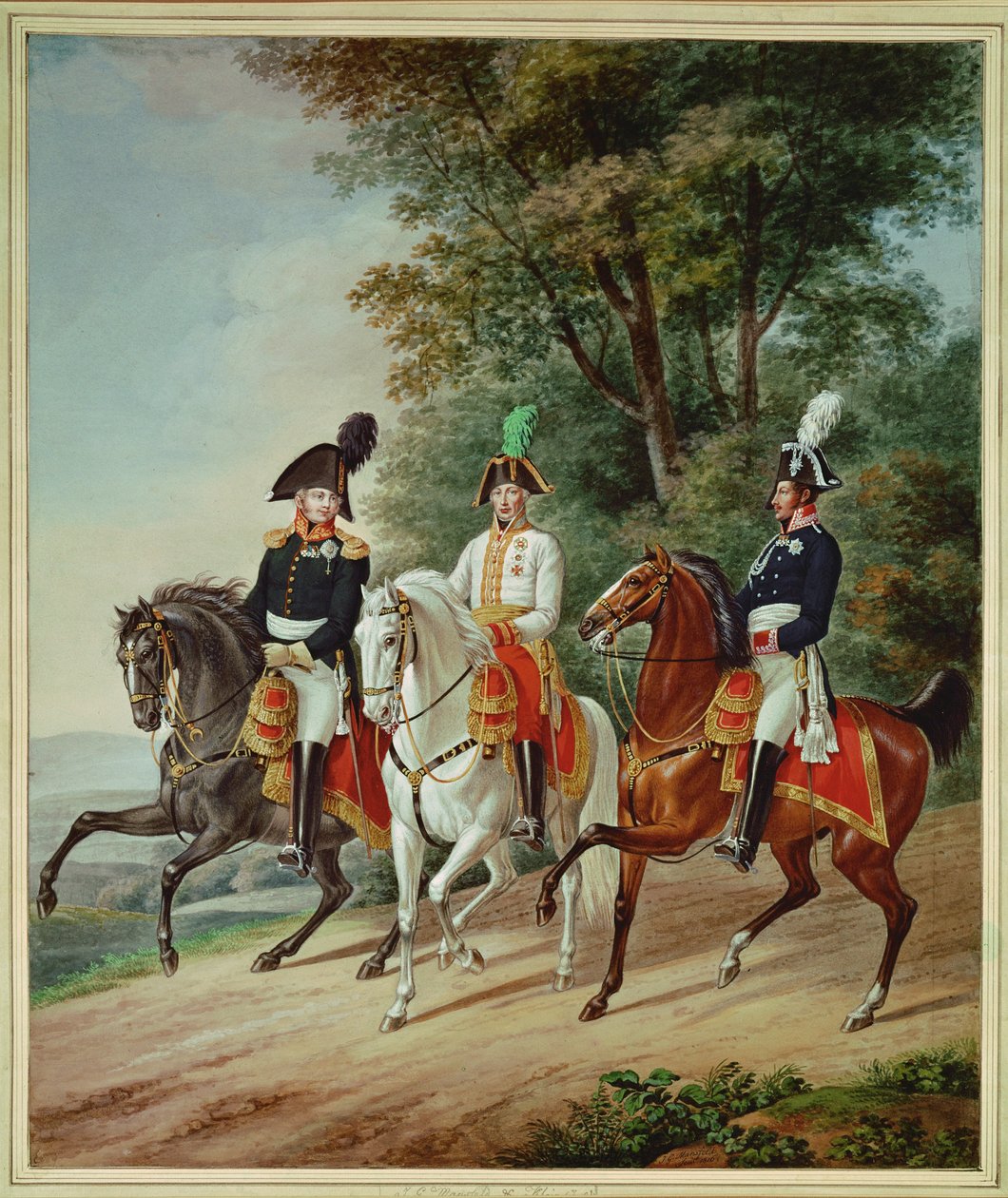  द्वारा जोहान एडम और मैन्सफेल्ड जोहान जॉर्ज (1764-1817) क्लेन