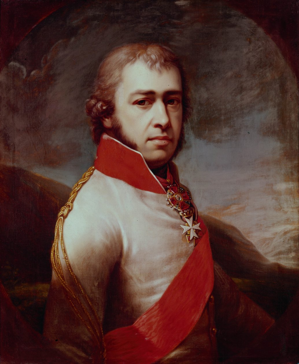 काउंट बोरिस व्लादिमीरोविच गोलित्सिन का पोर्ट्रेट 1769-1813, 1797 द्वारा जोहान बैपटिस्ट लम्पी द एल्डर से