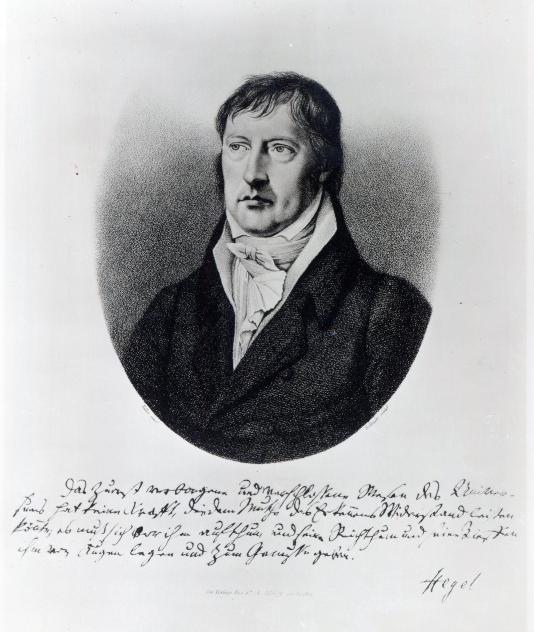 जॉर्ज विल्हेम फ्रेडरिक हेगेल, एफडब्ल्यू बोलिंगर द्वारा उत्कीर्ण, c.1825 द्वारा जोहान क्रिश्चियन एक्सलर