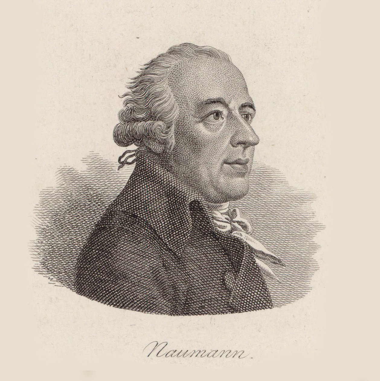 संगीतकार जोहान गोटलिब नौमन 1741-1801 का पोर्ट्रेट। द्वारा जोहान फ्रेडरिक बोल्ट