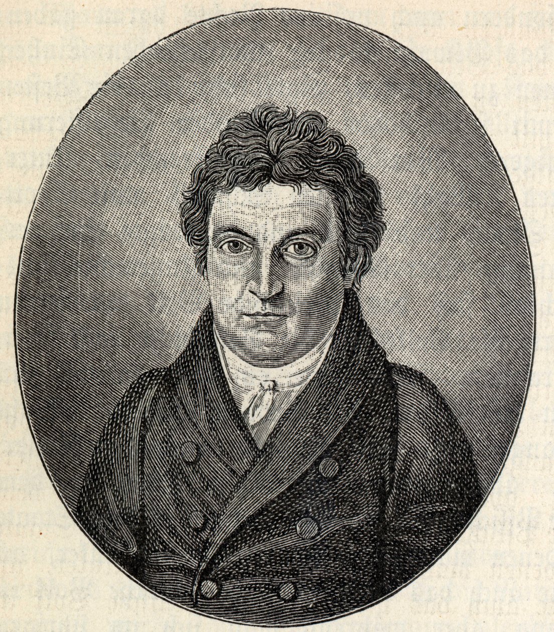जोहान गोटलिब फिच्ते का पोर्ट्रेट 1762-1814। द्वारा जोहान फ्रेडरिक जुगेली