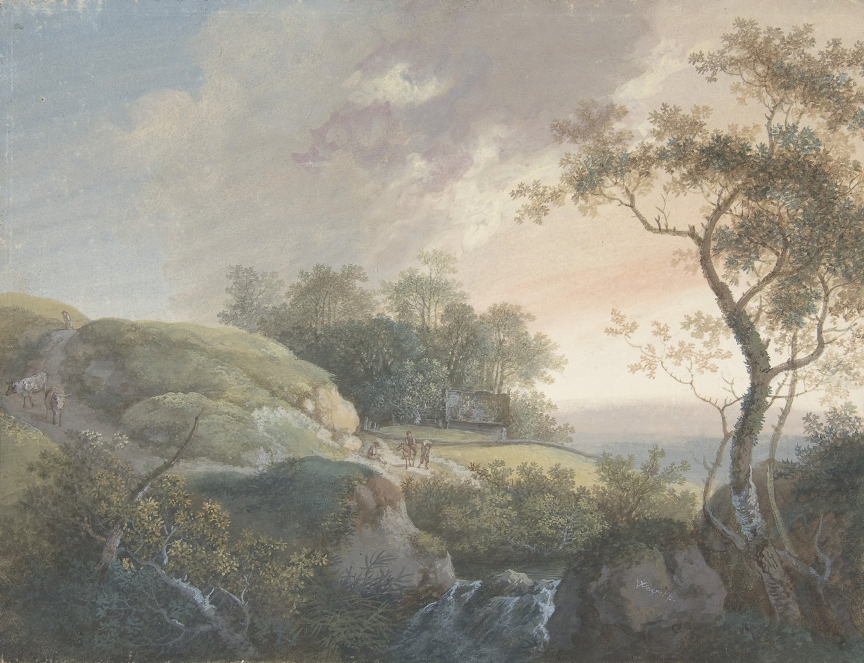 द मॉर्निंग, 1732-67। द्वारा जोहान जॉर्ज वैगनर