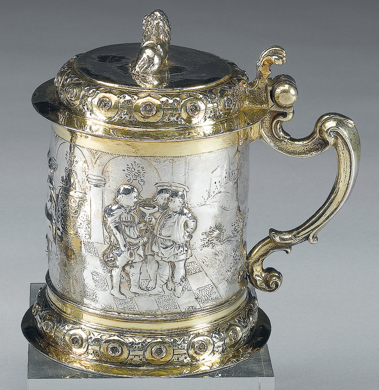 टेंकार्ड, डेंजिग, c.1680 (पार्सल गिल्ट सिल्वर) (469712 भी देखें) द्वारा जोहान II रोहडे