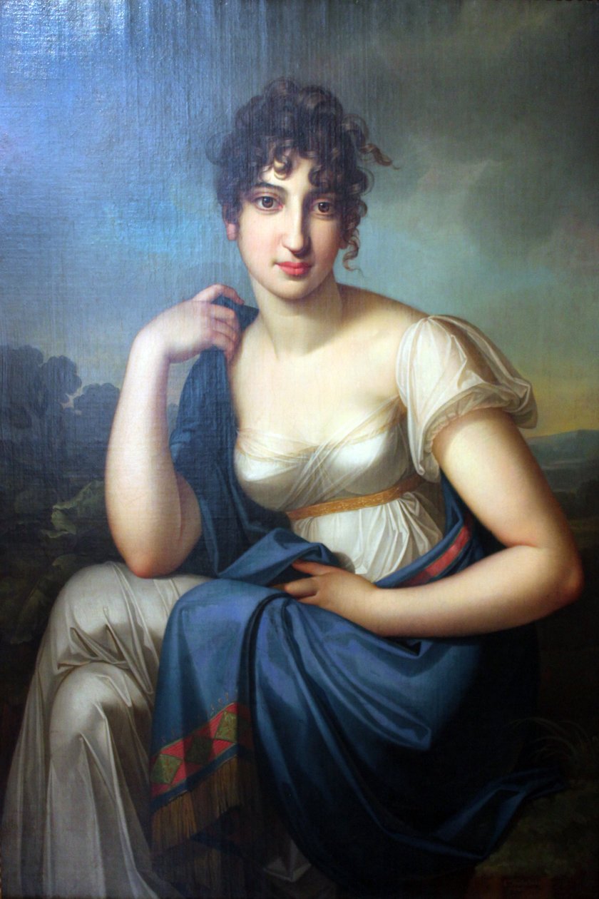 Amalie Beer का पोर्ट्रेट (1767-1854) द्वारा जोहान कार्ल हेनरिक क्रेटाचमार