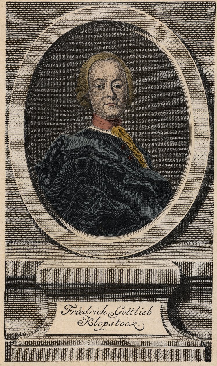 फ्रेडरिक गोटलिब क्लॉपस्टॉक (1724-1803), जर्मन कवि द्वारा जोहान मार्टिन बर्निगरोथ