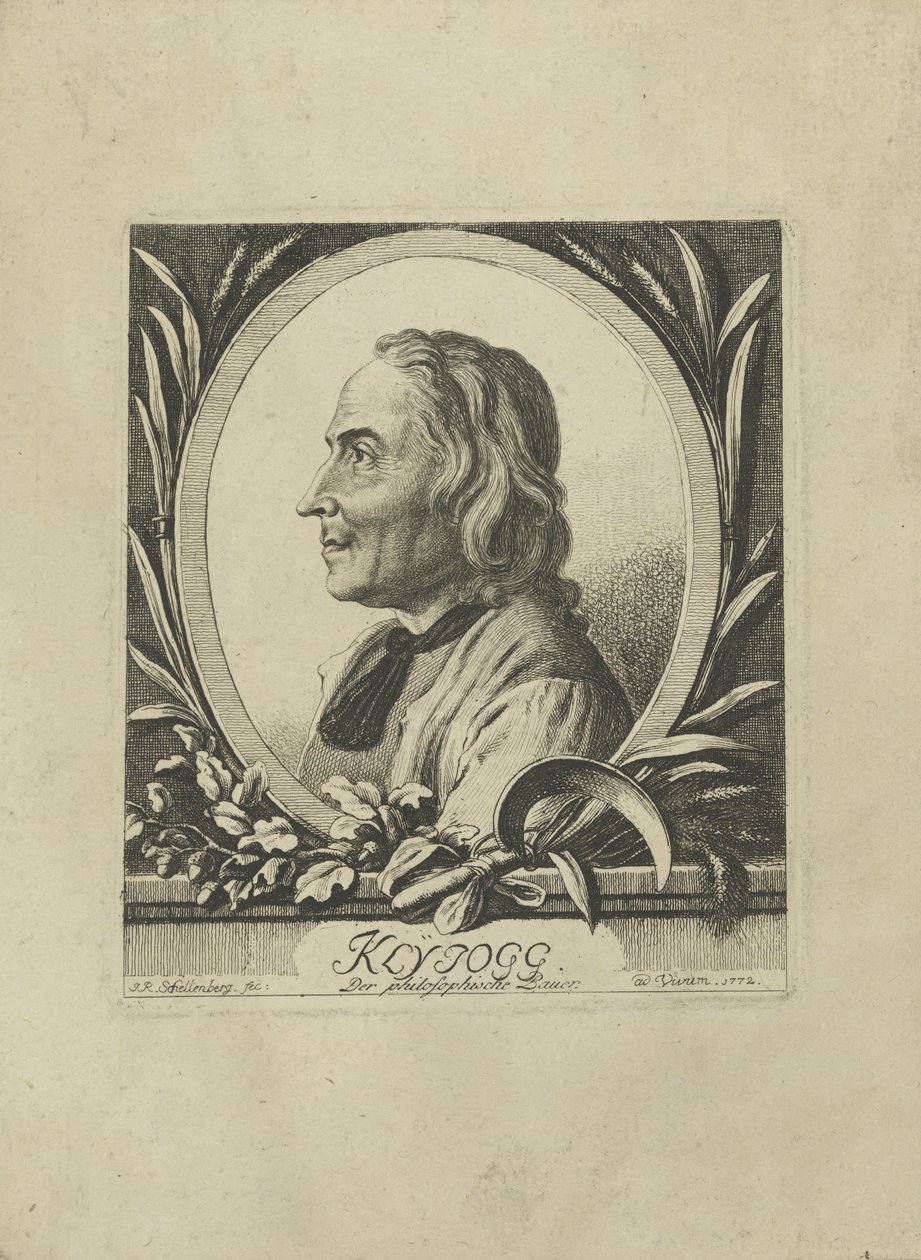 जैकब क्लेनजोग गुर्ज का पोर्ट्रेट 1718-1785, 1772। द्वारा जोहान रुडोल्फ स्कैलेनबर्ग