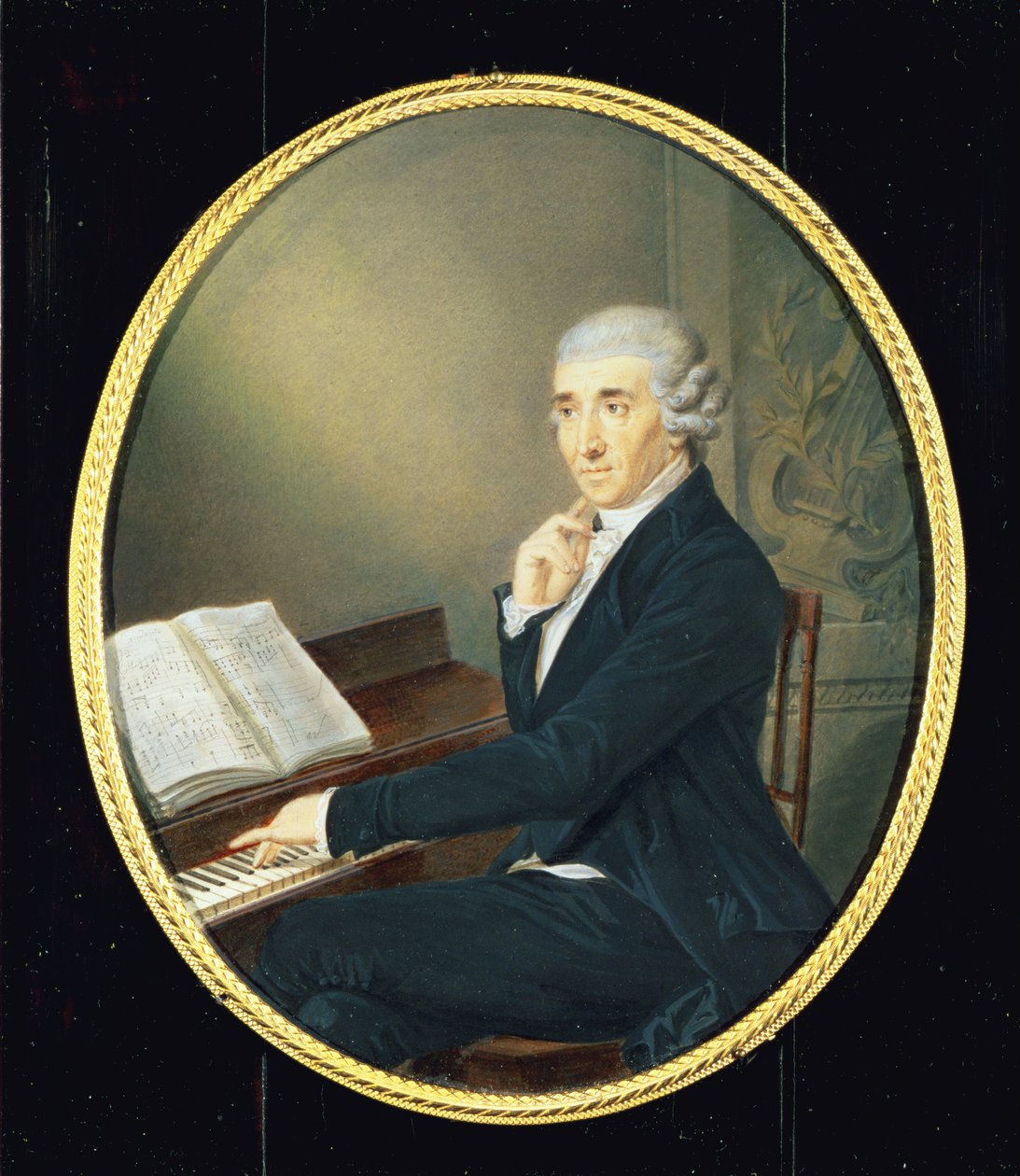 जोसेफ हेडन c.1795 द्वारा जोहान ज़िटरर