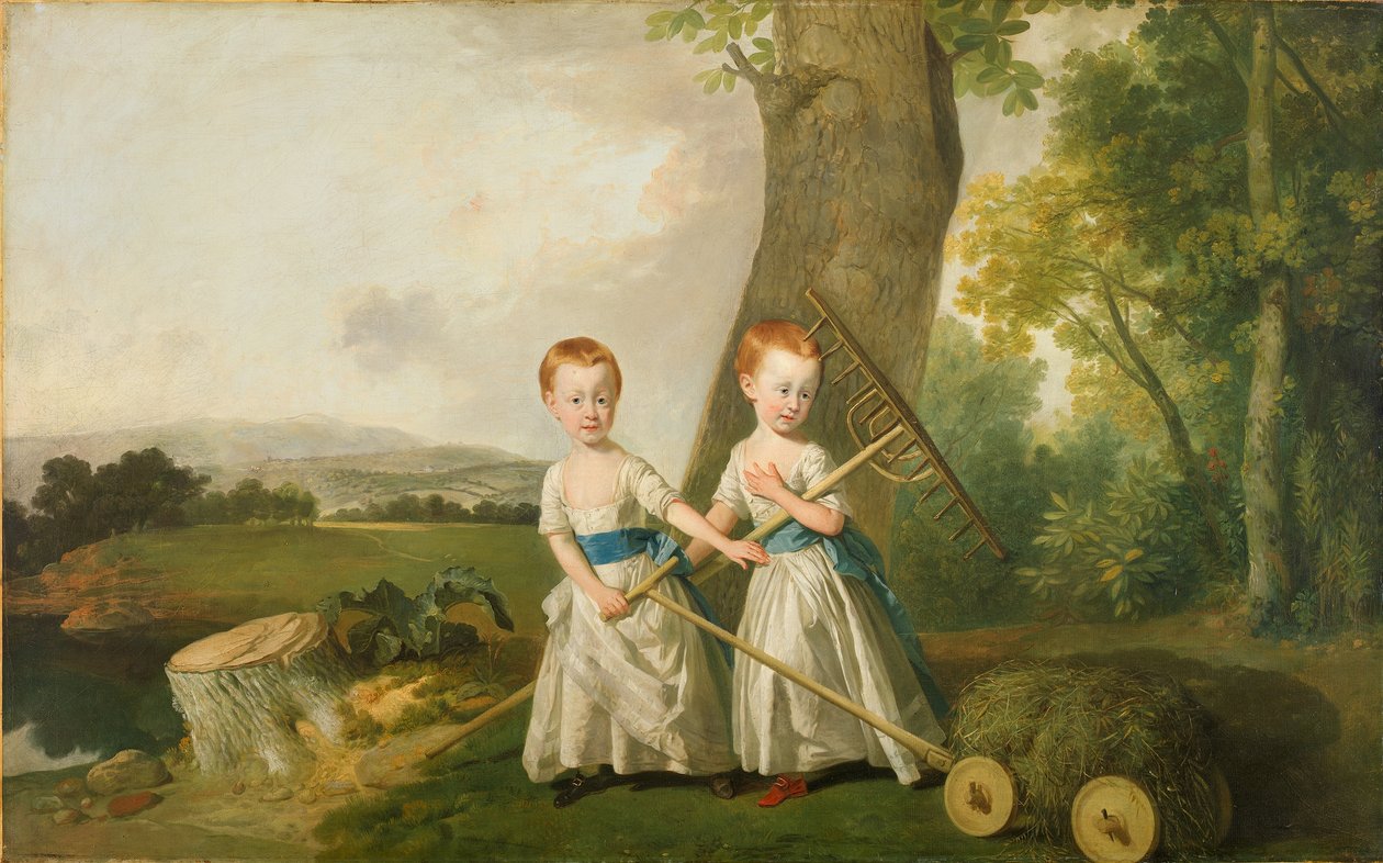 द ब्लंट चिल्ड्रेन, c.1766-80 द्वारा जोहान जोसेफ ज़ॉफ़नी