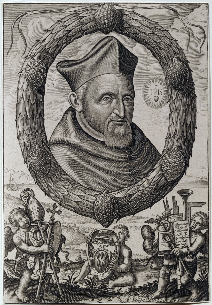 रॉबर्ट Bellarmine (1542-1621) Capua के कार्डिनल आर्कबिशप के पोर्ट्रेट द्वारा जोहान्स वाल्डोर