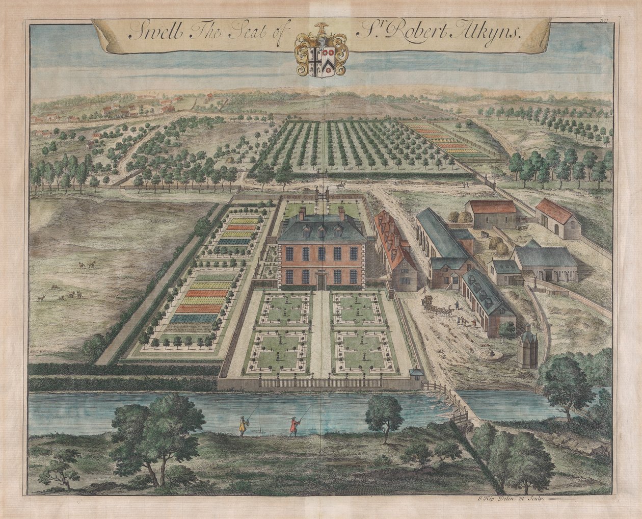स्वेल, द सीट ऑफ सर रॉबर्ट एटकिन्स, [1712] 1768 में फिर से जारी किया गया। द्वारा जोहान्स किप