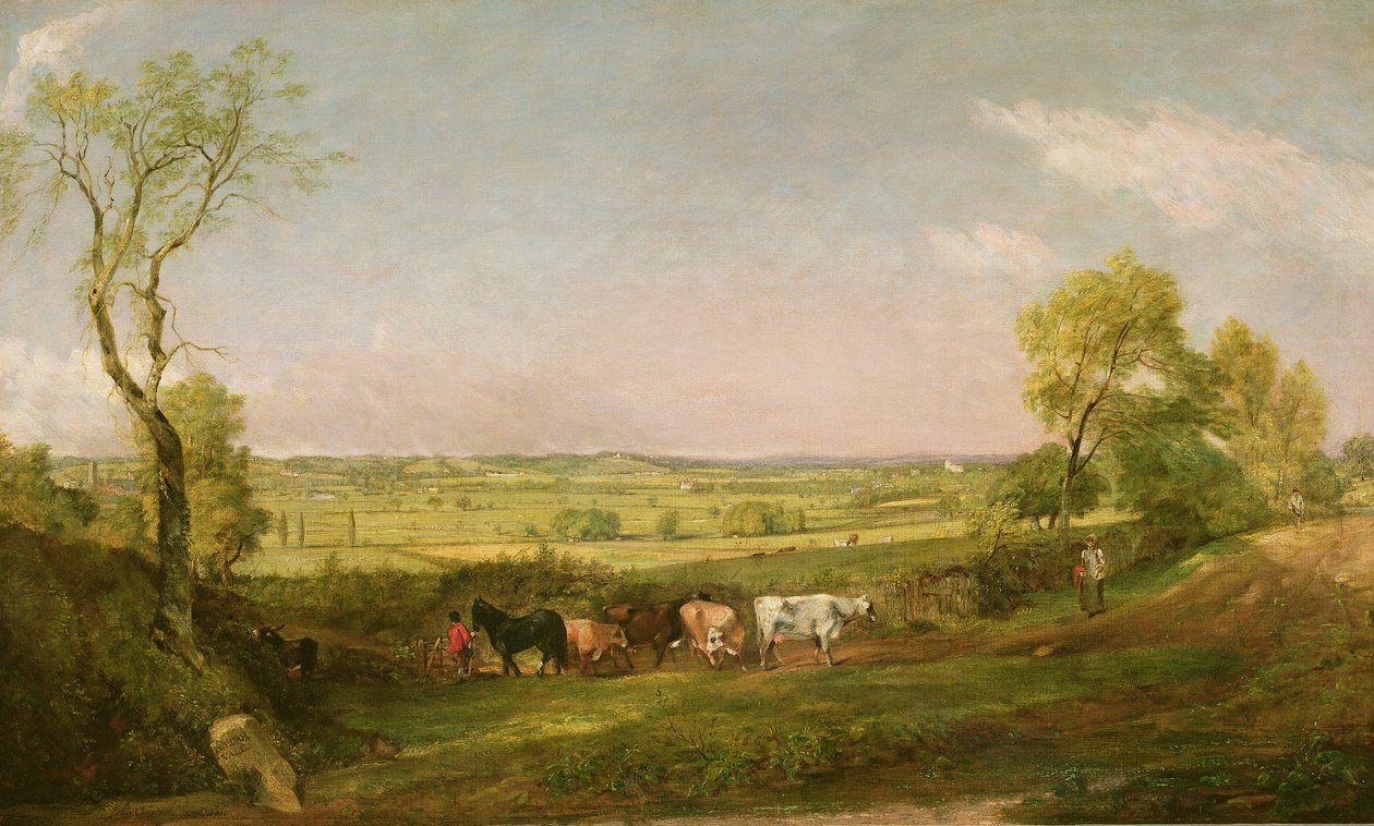 डेधम वाले: सुबह, c.1811 द्वारा जॉन कांस्टेबल