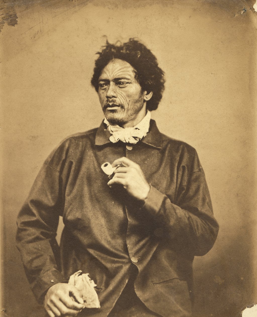 पोर्ट्रेट, c.1860 (एल्बम प्रिंट) द्वारा जॉन निकोल क्रॉम्बी