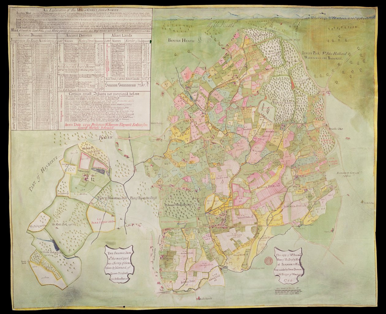 फेकनाम मनोर, वर्सेस्टर, 1744 द्वारा जॉन डोहर्टी