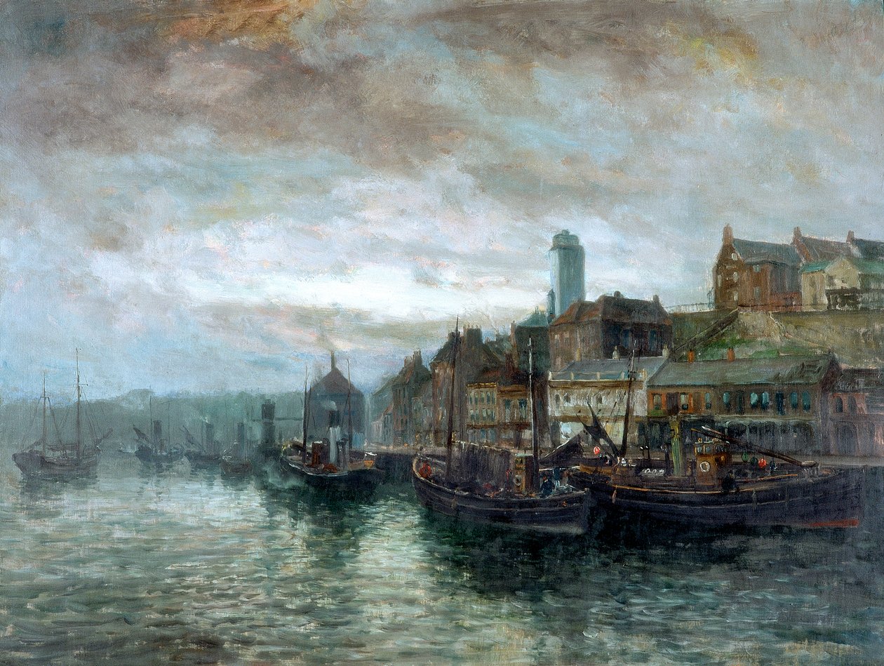 नॉर्थ शील्ड्स के पास, c.1890-1910 द्वारा जॉन फाल्कनर स्लेटर