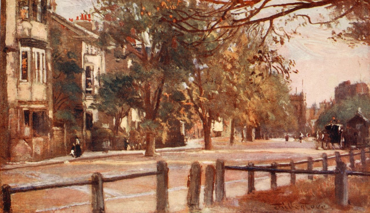 सेंट जाइल्स, लुकिंग टुवार्ड्स सेंट मैरी मैग्डलेन (दक्षिण), 1903 द्वारा जॉन फुललीवे