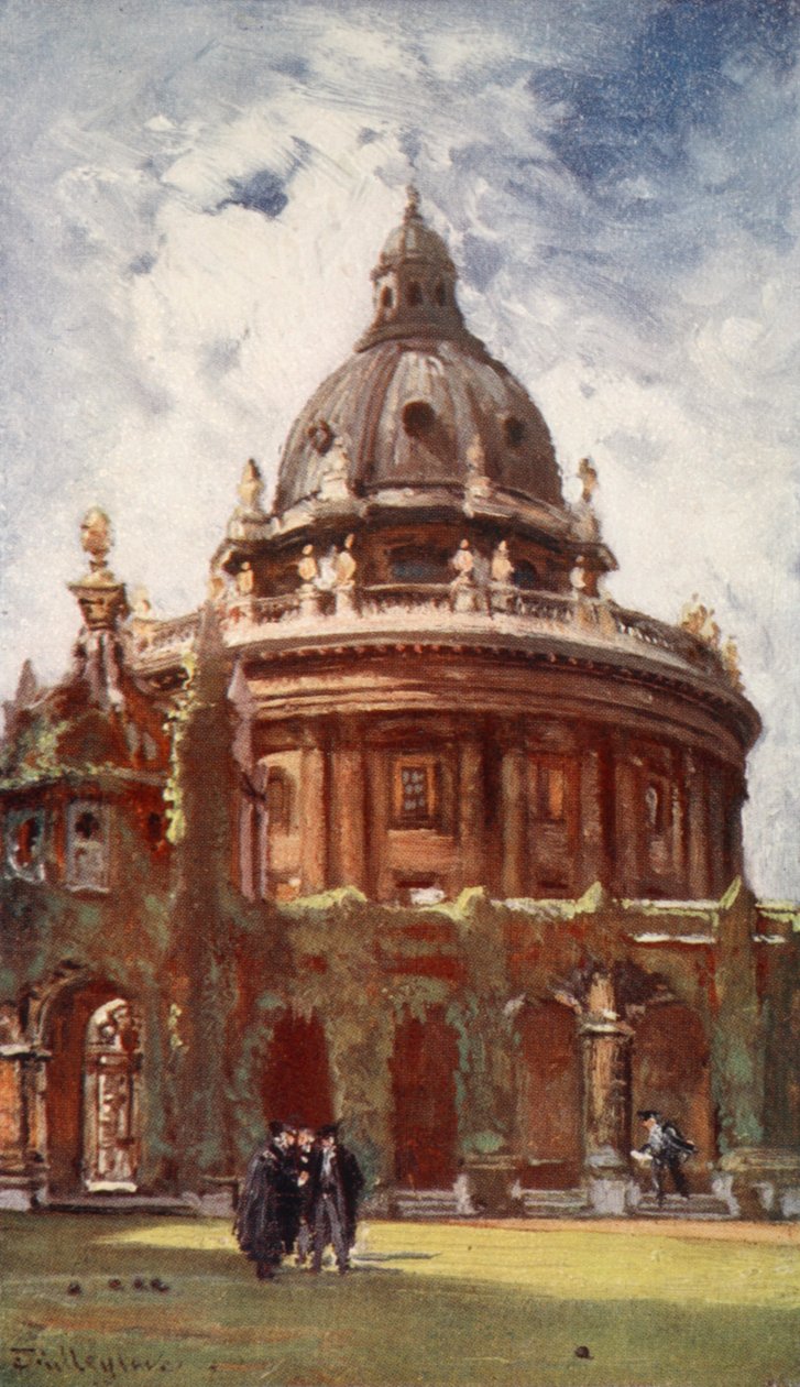ऑल सोल कॉलेज से रेडक्लिफ लाइब्रेरी, या कैमरा बोडलियन, 1903 द्वारा जॉन फुललीवे