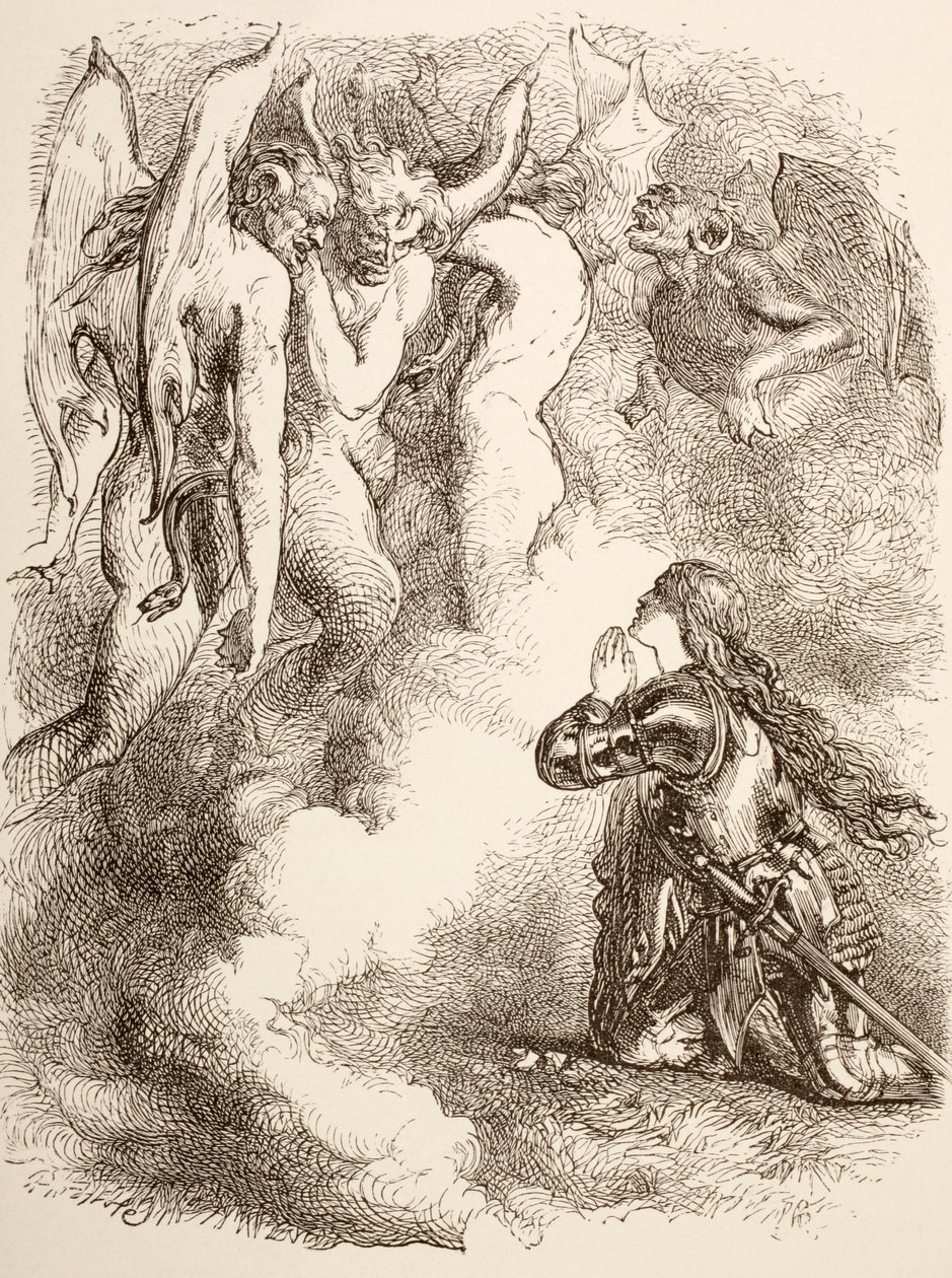 Joan la Pucelle ने अपने दोस्तों, 1890 को त्याग दिया द्वारा जॉन गिल्बर्ट