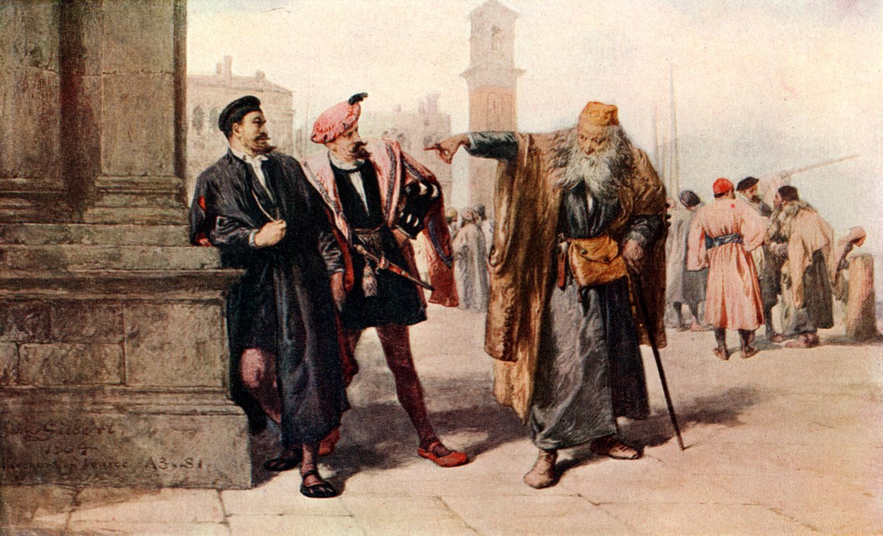 शकेस्पेयर - मर्चेंट ऑफ द्वारा जॉन गिल्बर्ट