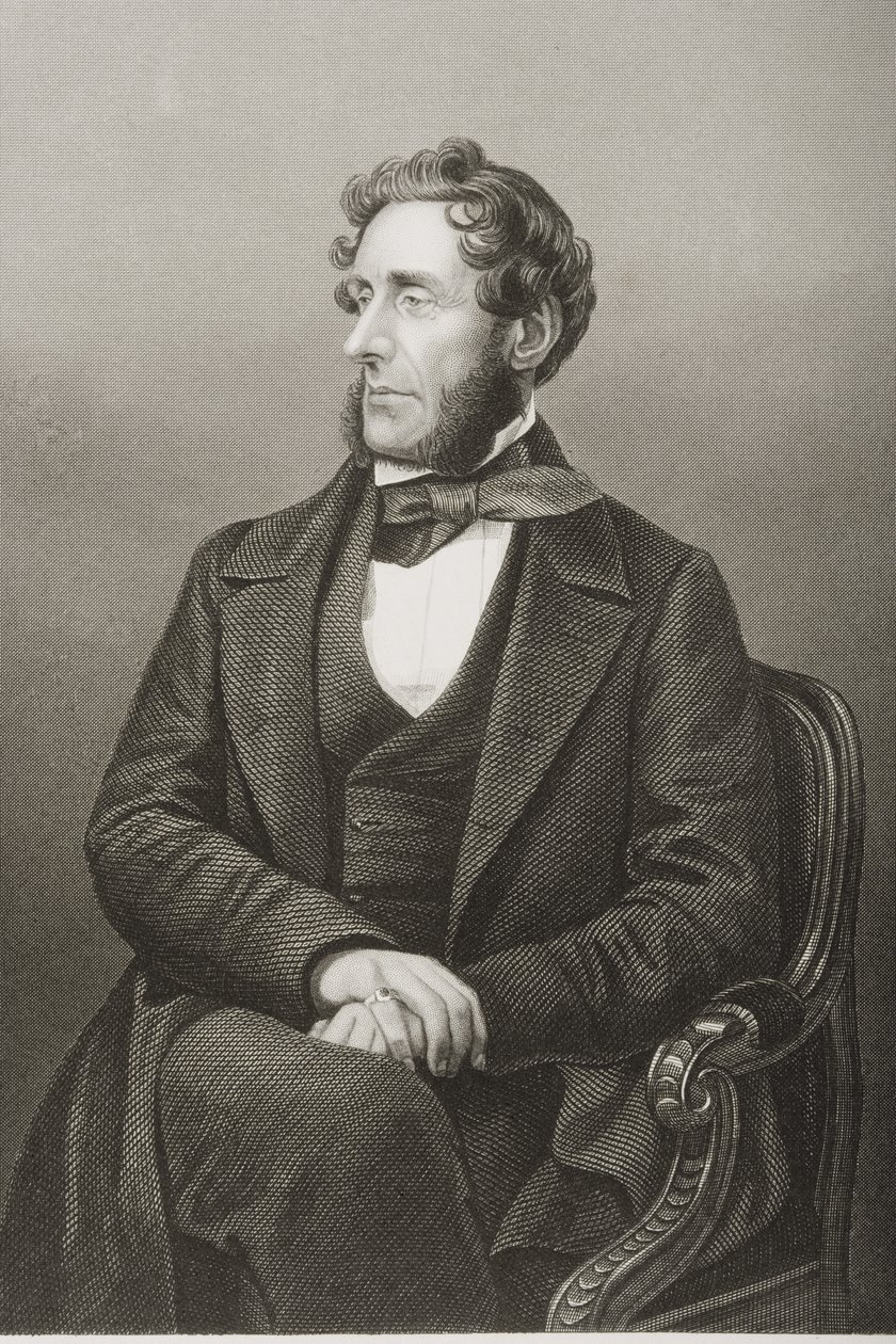 एंथनी एशले कूपर (१85०१- Ash५) द शेप्सबरी के of वें अर्ल, डीजे पाउंड द्वारा एक तस्वीर से उत्कीर्ण, &39;द ड्रॉइंग-रूम ऑफ एमिनेंट पर्सनजेज, खंड 2&39; से, लंदन में प्रकाशित, १ (६० द्वारा जॉन जाबेज एडविन पैस्ले मयाल