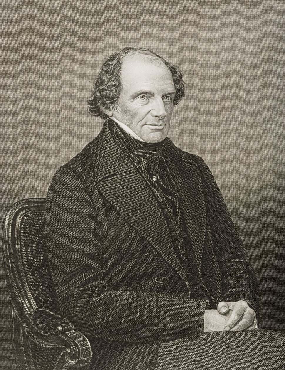 लॉर्ड जॉन रसेल (1792-1878) 1 अर्ल रसेल, डीजे पाउंड द्वारा एक तस्वीर से उकेरा गया, लंदन के 1860 में प्रकाशित &39;द ड्रॉइंग-रूम ऑफ एमिनेंट पर्सन्स, वॉल्यूम 2&39; से द्वारा जॉन जाबेज एडविन पैस्ले मयाल