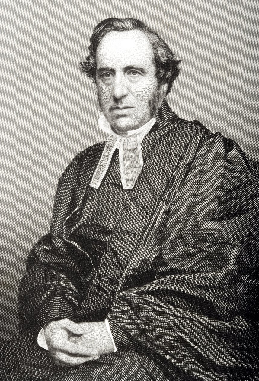 रिचर्ड चेनेविक्स ट्रेंच (1807-86) डीजे पाउंड द्वारा एक तस्वीर से उकेरा गया, लंदन के 1860 में प्रकाशित &39;द ड्रॉइंग-रूम ऑफ एमिनेंट पर्सन्स, वॉल्यूम 2&39; से। द्वारा जॉन जाबेज एडविन पैस्ले मयाल