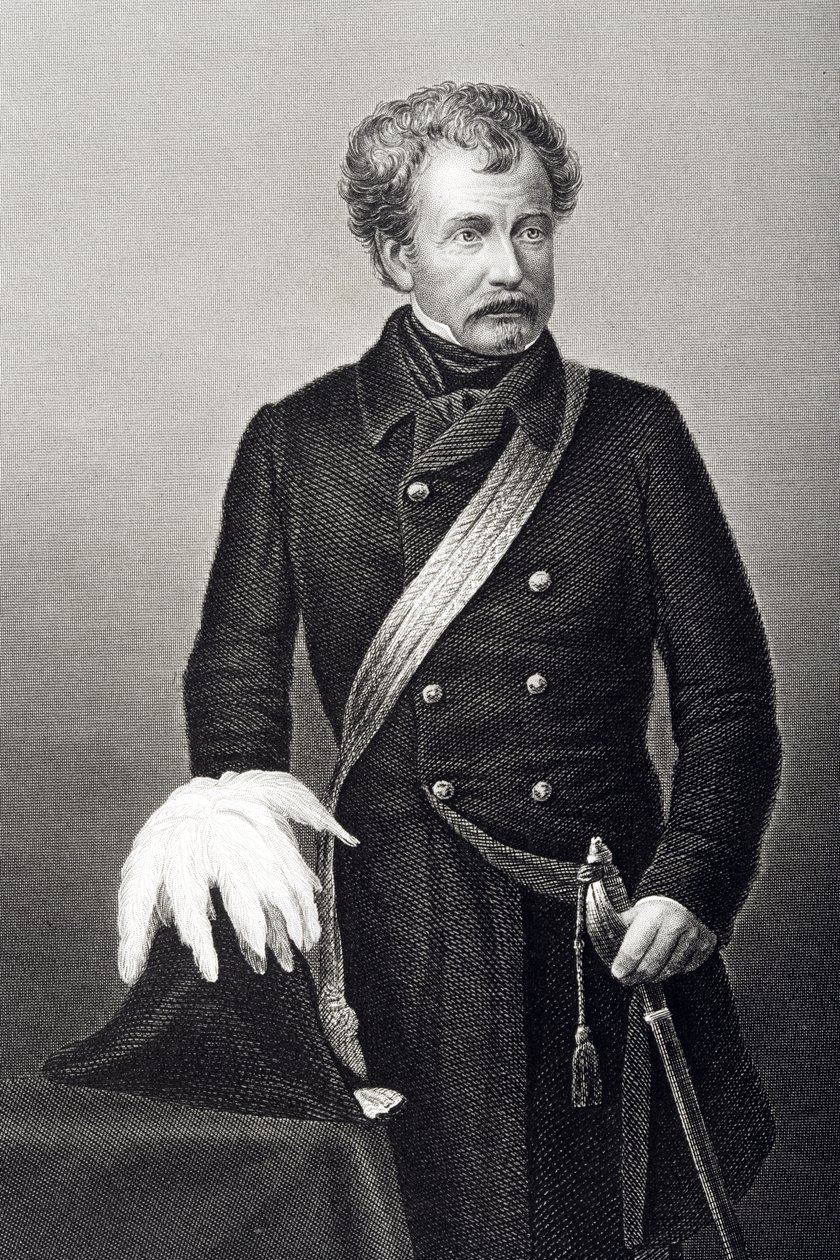 सर कॉलिन कैंपबेल (1792-1863) लॉर्ड क्लाइड ने लंदन में प्रकाशित, &39;द ड्रॉइंग-रूम ऑफ एमिनेंट पर्सनजेज, खंड 2&39; से डीजे पाउंड द्वारा उत्कीर्ण किया, 1860 में प्रकाशित द्वारा जॉन जाबेज एडविन पैस्ले मयाल