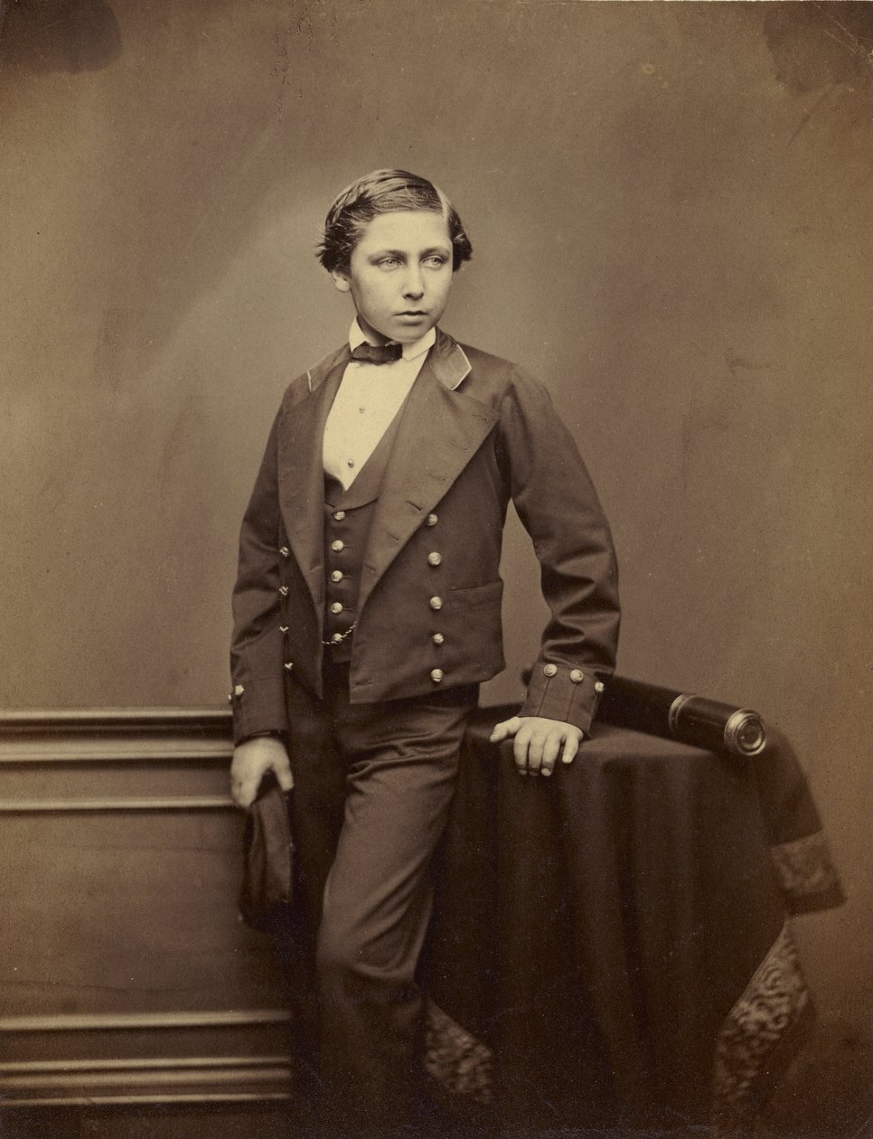 वेल्स के राजकुमार, बाद में एडवर्ड VIII, c.1856 (एल्बम सिल्वर प्रिंट) द्वारा जॉन जाबेज एडविन पैस्ले मयाल