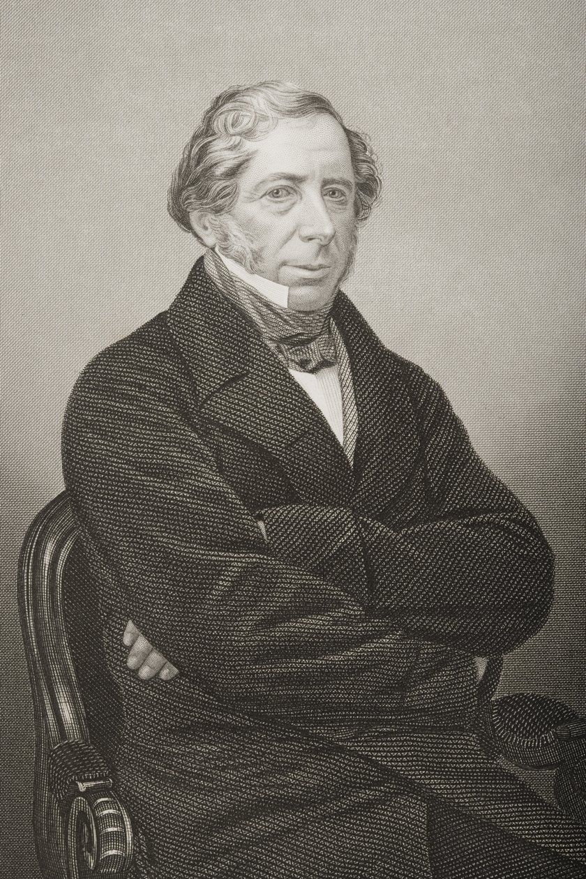 विलियम हेनरी विल्सन (1797-1871) 11 वें लॉर्ड बर्नर्स ने लंदन के 1860 में प्रकाशित &39;द ड्रॉइंग-रूम ऑफ एमिनेंट पर्सनजेज, वॉल्यूम 2&39; से डीजे पाउंड को एक तस्वीर से उकेरा। द्वारा जॉन जाबेज एडविन पैस्ले मयाल