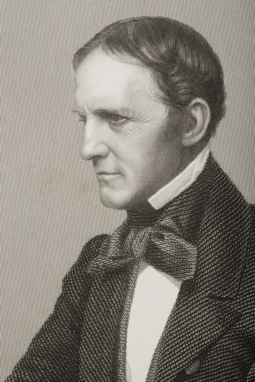 विलियम हिकलिंग प्रेस्कॉट (1796-1859) ने लंदन के एक चित्र, &39;द ड्रॉइंग-रूम ऑफ एमिनेंट पर्सन्स, वॉल्यूम 2&39; से डीजे पाउंड द्वारा उत्कीर्ण किया, 1860 में प्रकाशित (266385 का विवरण) द्वारा जॉन जाबेज एडविन पैस्ले मयाल