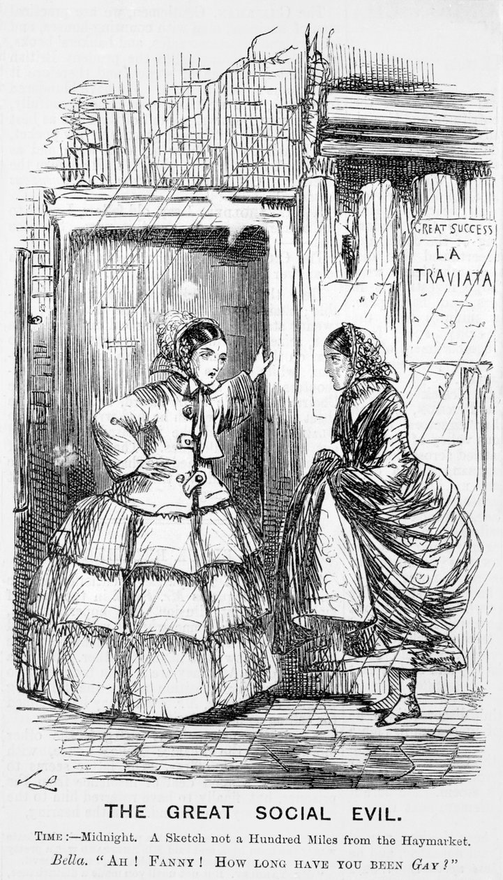 द ग्रेट सोशल ईविल, पंच, 1857 द्वारा जॉन लीचो