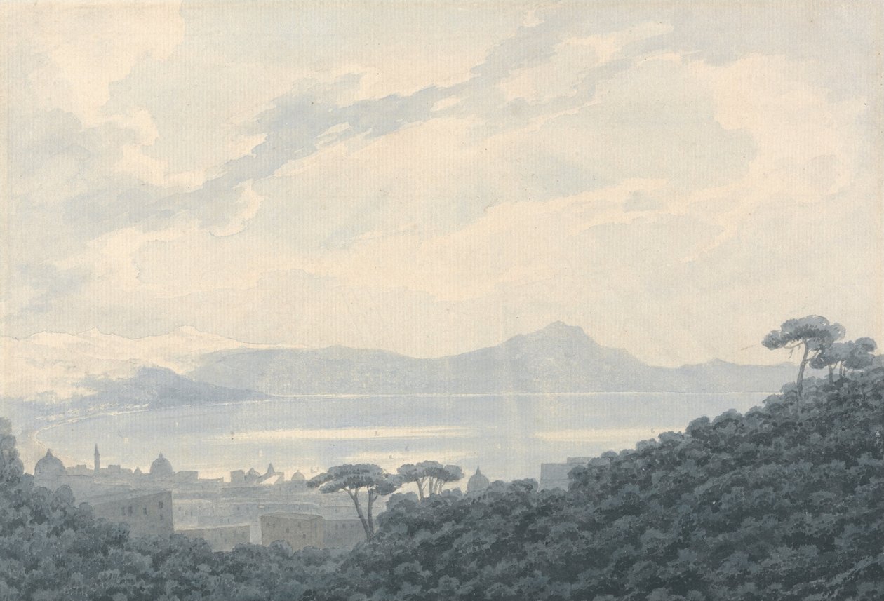 Capodimonte, इटली से नेपल्स की खाड़ी द्वारा जॉन रॉबर्ट कोज़ेंस