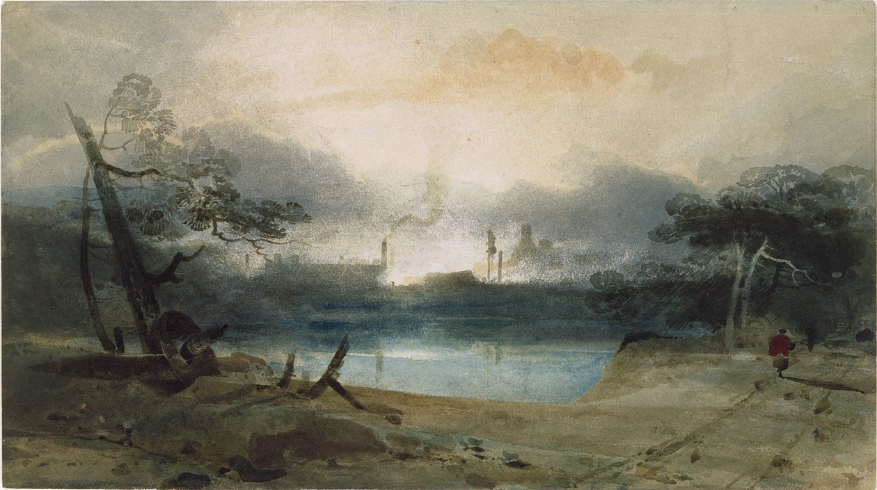 बेडलम फर्नेस नियर इरांगटे, श्रॉपशायर द्वारा जॉन बेच Cotman