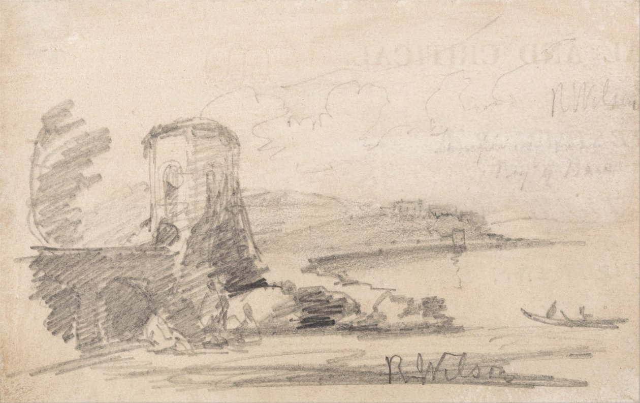 ब्रिज और टॉवर, रिचर्ड विल्सन के बाद द्वारा जॉन बेच Cotman
