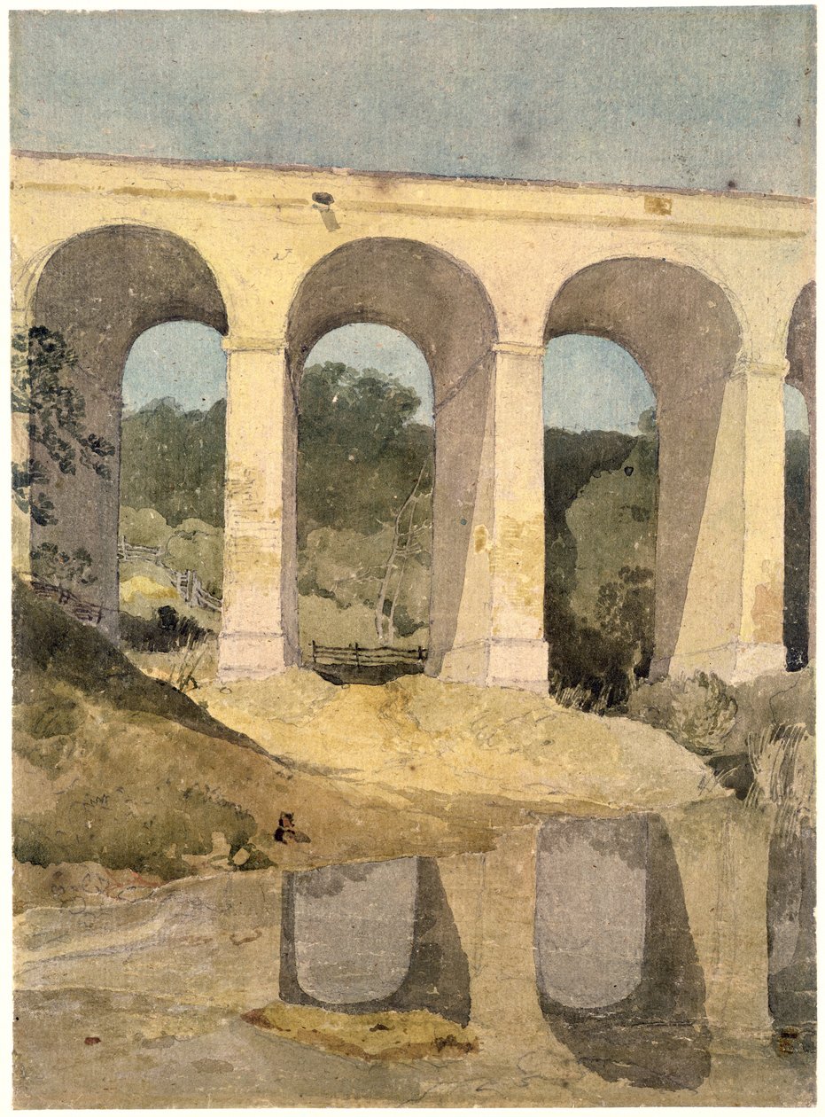 चिरिक एक्वाडक्ट, 1806-7 द्वारा जॉन बेच Cotman