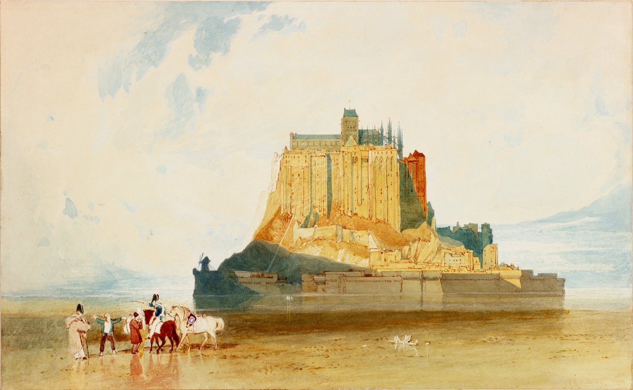 मोंट सेंट मिशेल, 1829 द्वारा जॉन बेच Cotman