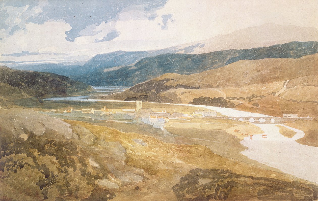 No.2303 डॉल्गी, नॉर्थ वेल्स, 1804-05 द्वारा जॉन बेच Cotman