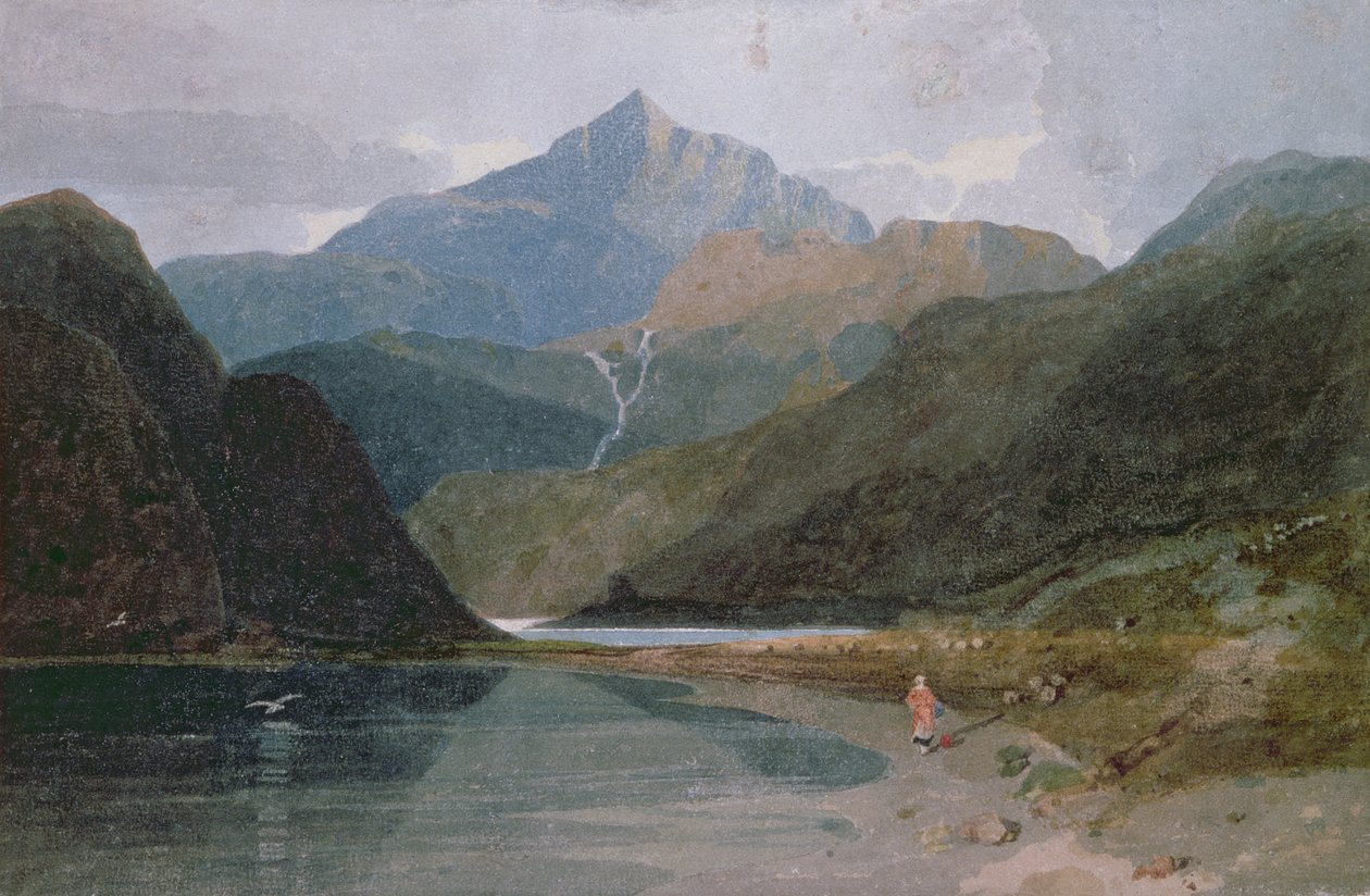 स्नोडन, उत्तरी वेल्स द्वारा जॉन बेच Cotman