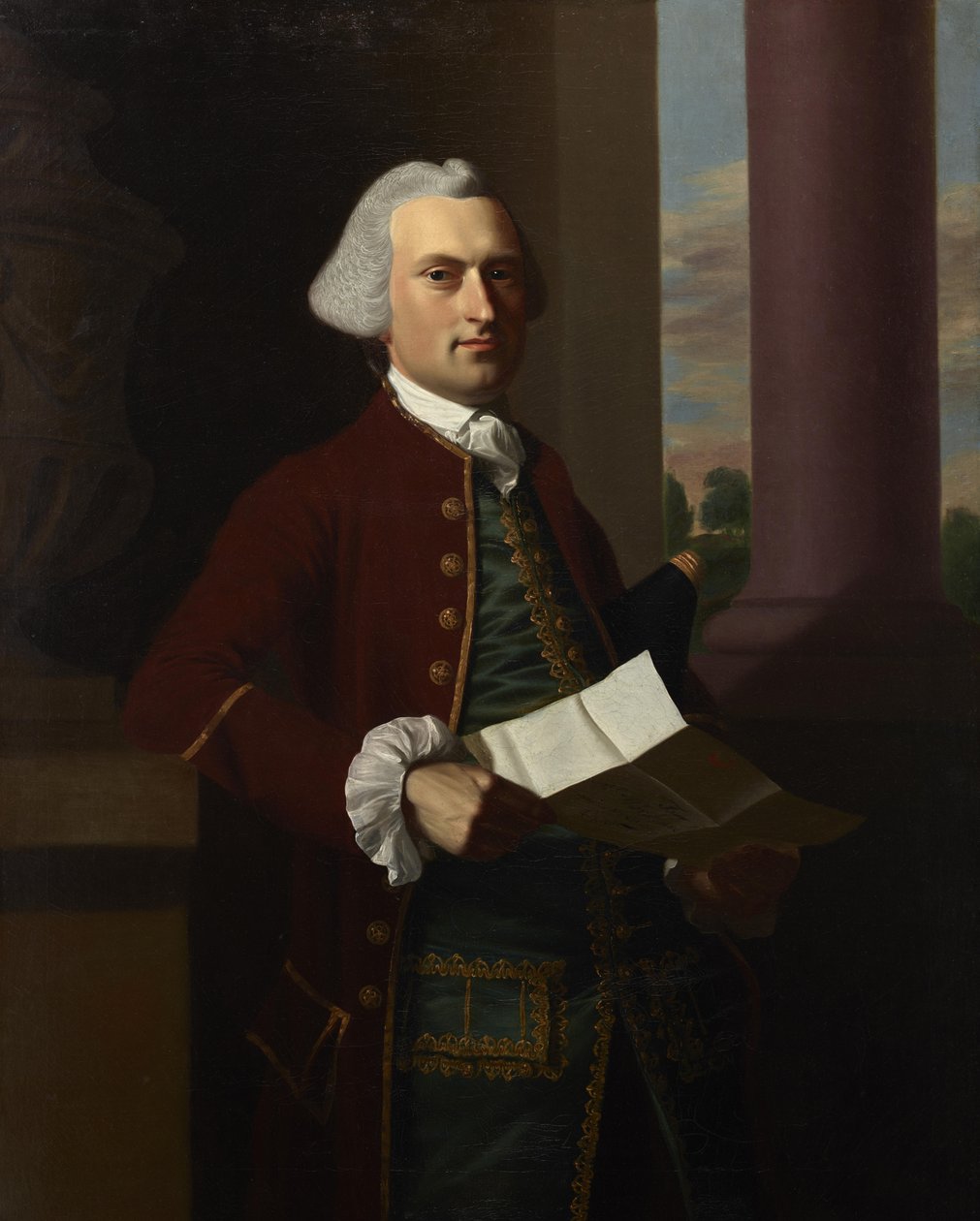 वुडबरी लैंगडन का पोर्ट्रेट (1739-1805) द्वारा जॉन सिंगलटन कोपले
