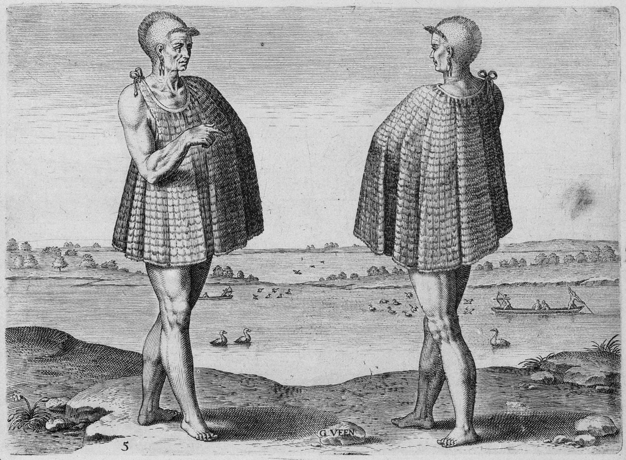 भारतीय पुरोहित, थियोडोर डी ब्राय द्वारा उत्कीर्ण (1528-1598) द्वारा जॉन व्हाइट